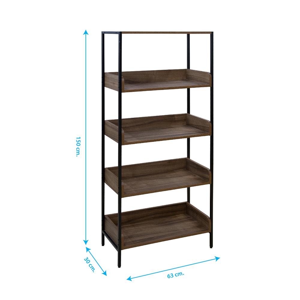 ชั้นวางของ 5 ชั้น FURDINI FLEX สีวอลนัท