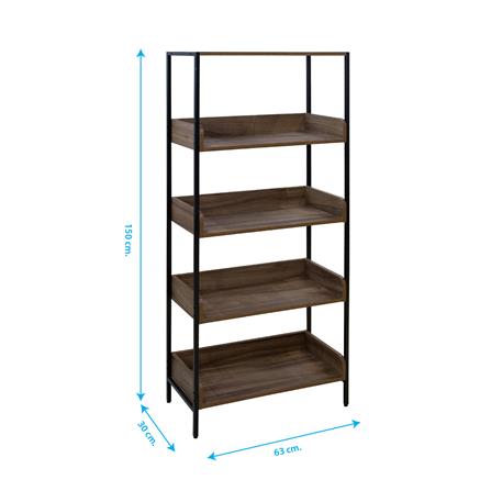 ชั้นวางของ 5 ชั้น FURDINI FLEX สีวอลนัท_6