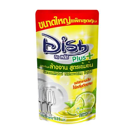 รีฟิลน้ำยาล้างจาน DISH กลิ่นเลมอนเฟรช 825 มล._0