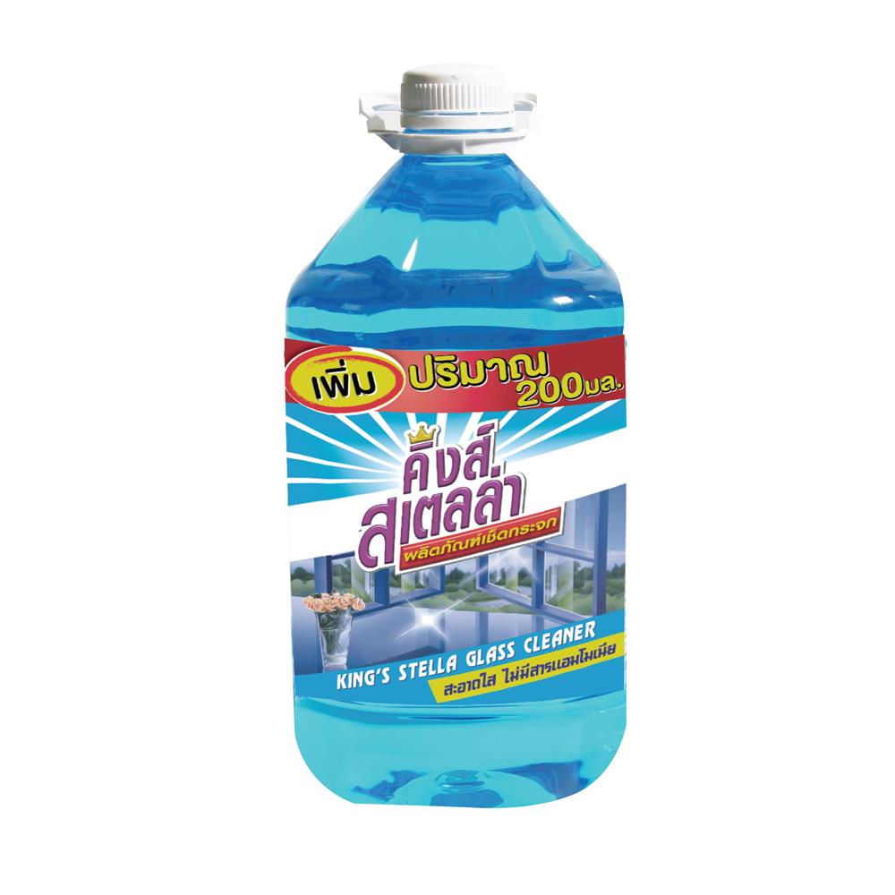 น้ำยาเช็ดทำความสะอาดกระจก KING STELLA 5,400 มล.