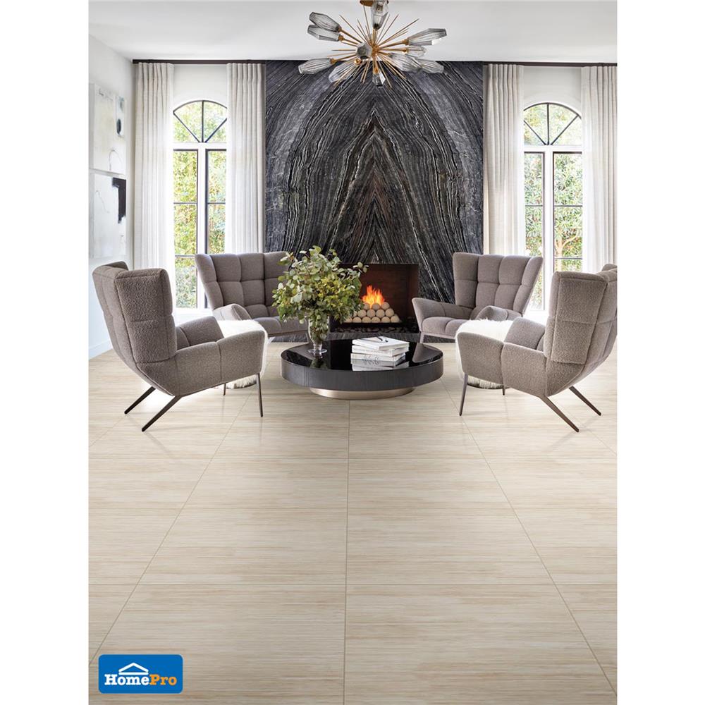 กระเบื้องพื้นพอร์ซเลน 60x90 ซม. MAxIMUS เลคนา ครีมา ครีม 1.08 ตร.ม.