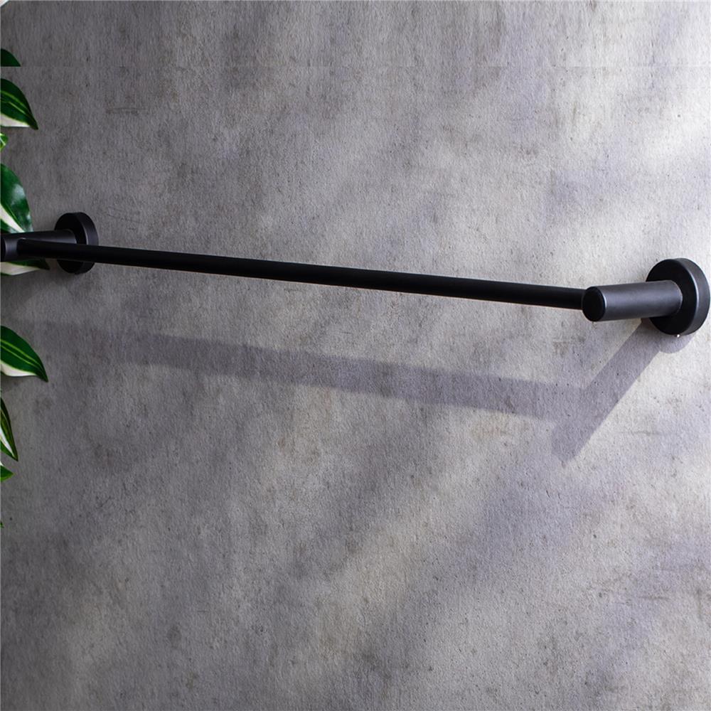 ราวแขวนผ้า RASLAND RA 80-BLACK 80 ซม. สีดำ