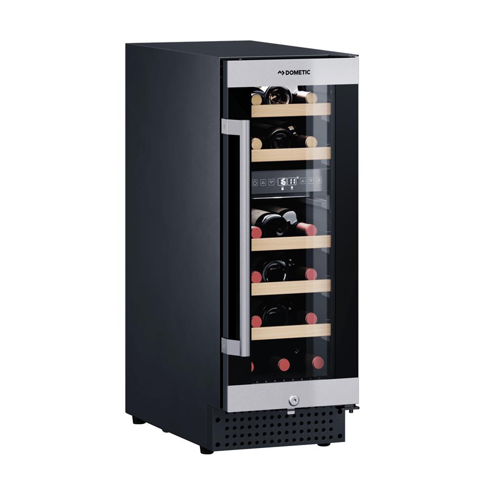 ตู้แช่ไวน์ DOMETIC C18B 18 ขวด สีสเตนเลสดำ