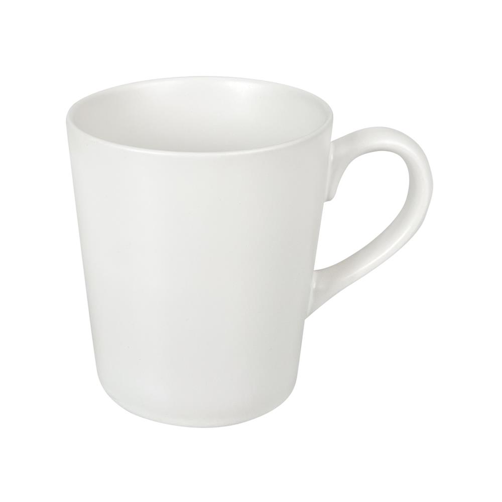 ถ้วยหูเซรามิก 300ml KECH LANZO WHITE 4 ใบ/ชุด