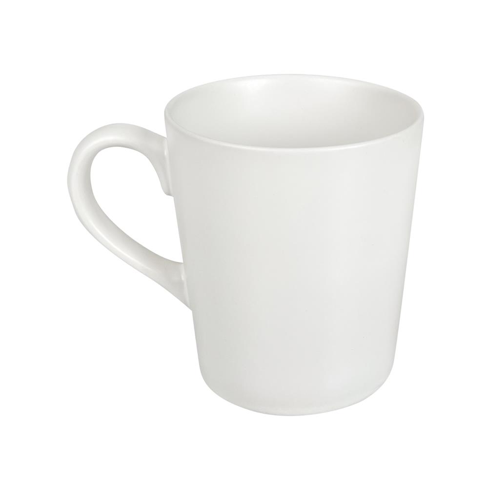 ถ้วยหูเซรามิก 300ml KECH LANZO WHITE 4 ใบ/ชุด