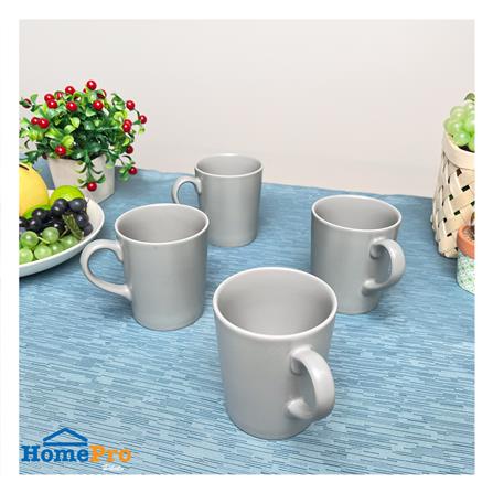 ถ้วยหูเซรามิก 300ml KECH LANZO GRAY 4 ใบ/ชุด_3