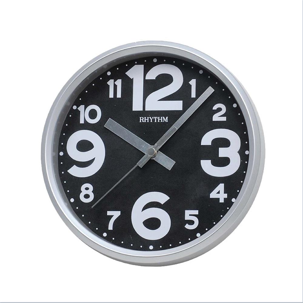 นาฬิกาแขวน RHYTHM CMG890GR19 7 นิ้ว สีดำ