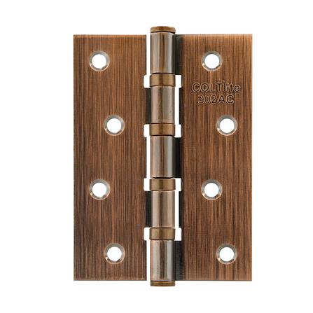 บานพับ 4X3 นิ้ว X 2 มม. COLT LITE 302 สีทองแดงรมดำ (แพ็ก 3 ชิ้น)