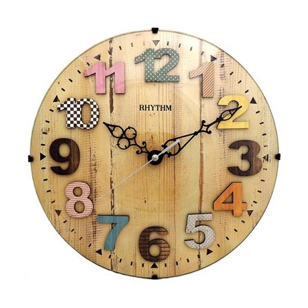 นาฬิกาแขวน RHYTHM CMG117NR06 12 นิ้ว สีน้ำตาล_0