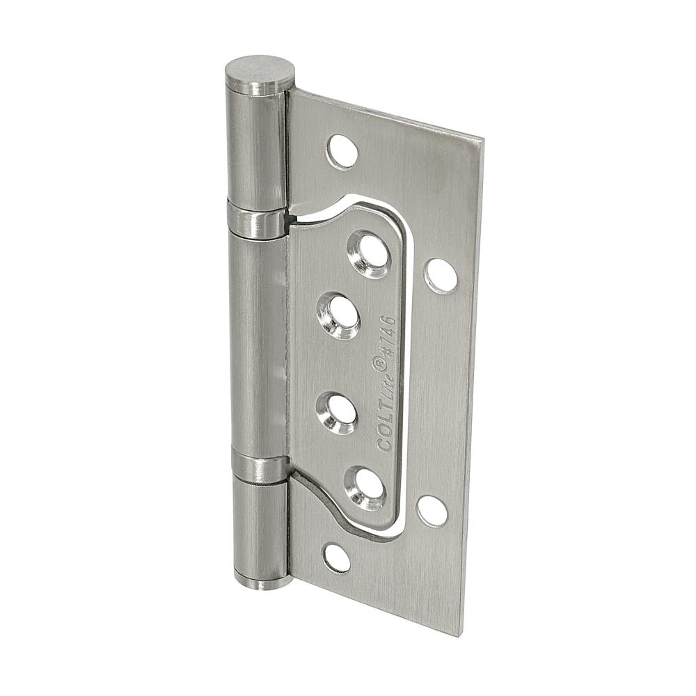 บานพับ 4X3 นิ้ว X 2.5 มม. COLT LITE 746 ไม่เซาะร่อง สีสเตนเลส (แพ็ก 3 ชิ้น)