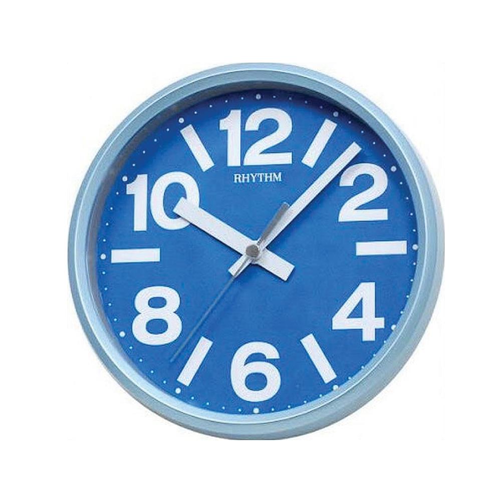 นาฬิกาแขวน RHYTHM CMG890GR04 7 นิ้ว สีฟ้า
