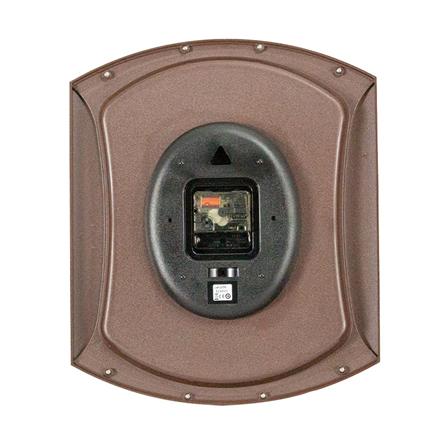 นาฬิกาแขวน RHYTHM CMG856NR06 14X11.5 นิ้ว สีน้ำตาล_2