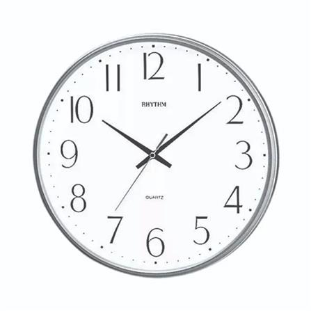 นาฬิกาแขวน RHYTHM CMG817NR19 12.5 นิ้ว สีเงิน_0