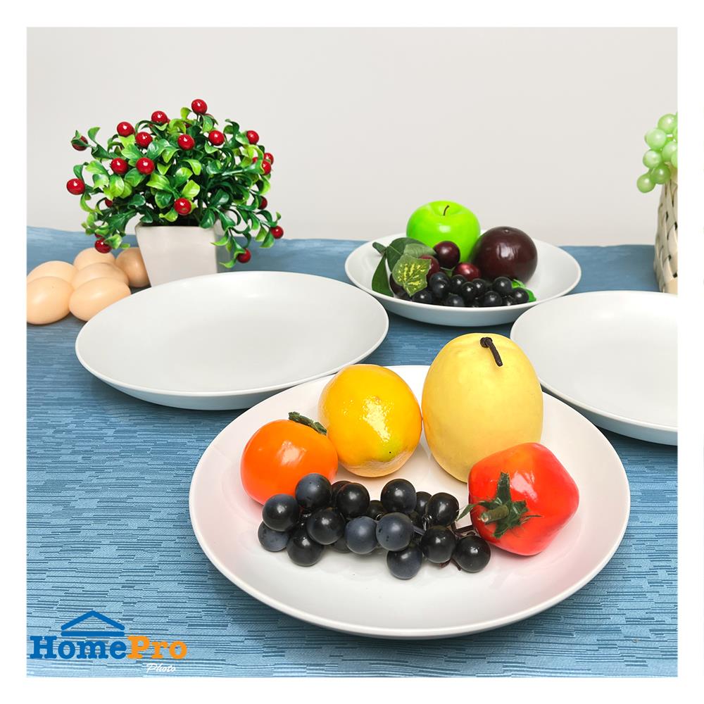 ชุดชามเซรามิก 9 นิ้ว KECH LANZO WHITE 4 ใบ