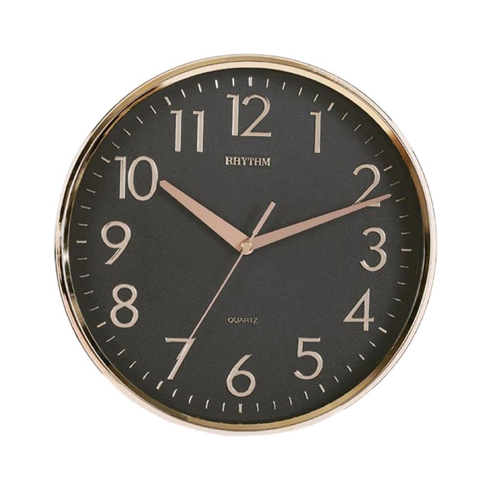 นาฬิกาแขวน RHYTHM CMG716CR65 10 นิ้ว สีดำ