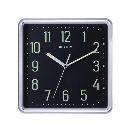 นาฬิกาแขวน RHYTHM CMG598NR19 10X10 นิ้ว สีดำ