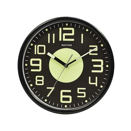 นาฬิกาแขวน RHYTHM CMG596NR02 10 นิ้ว สีดำ