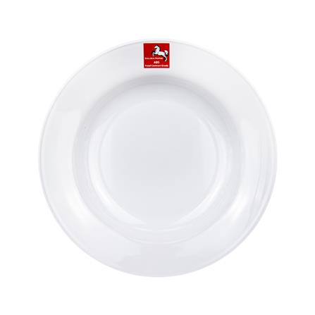 จานลึก ABS 9 นิ้ว GOLDEN HORSE สีขาว_0