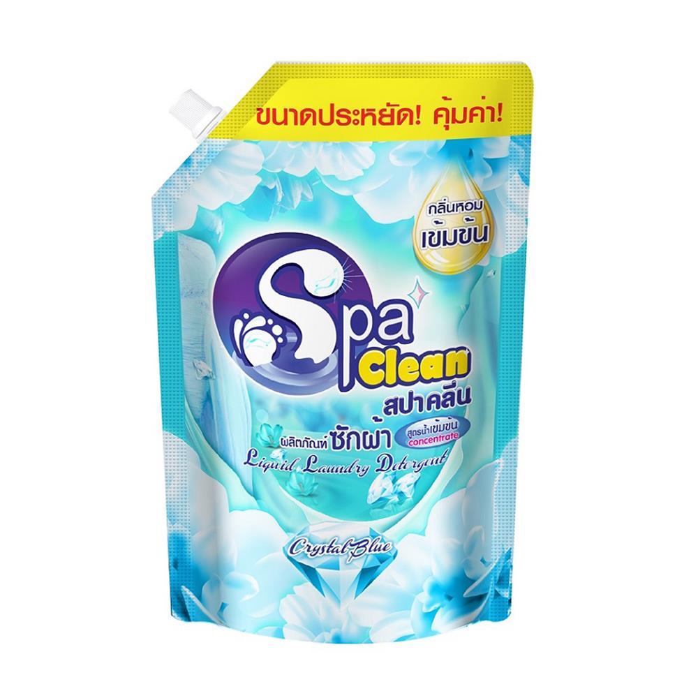 น้ำยาซักผ้า SPACLEAN 2,000 มล. กลิ่นคริสตัลบลู 1 แถม 1