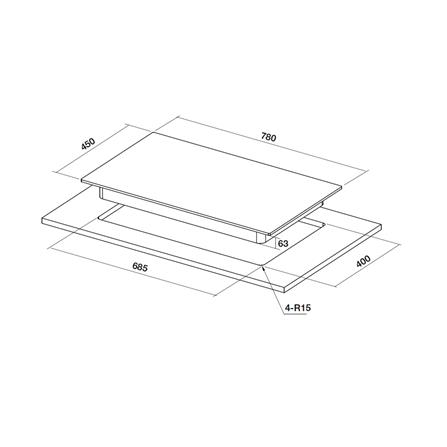 เตาฝังแก๊ส HAFELE MELLOW 80 ซม._3