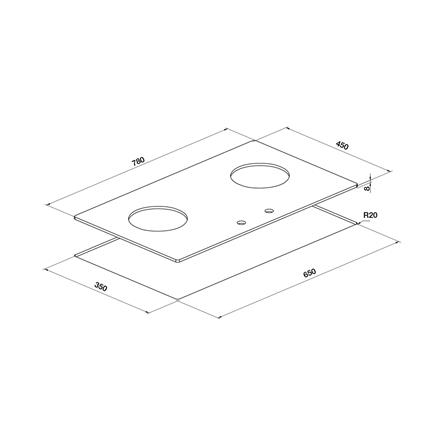 เตาฝังแก๊ส HAFELE LORENZO 80 ซม._3