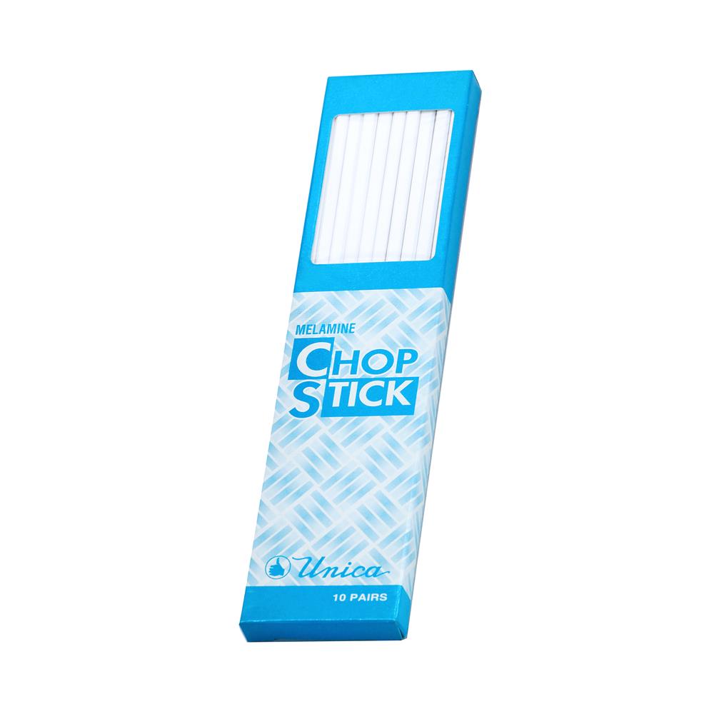 ตะเกียบเมลามีน UNICA 9.5 นิ้ว สีครีมขาว 10 คู่