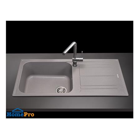 ซิงค์ฝัง 1 หลุม 1 ที่พัก METRIX MOS11TN สีไทเทเนียมเกรย์_1