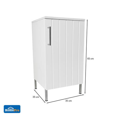 ตู้ตั้งพื้นไม้ MOYA TK-CAB-FL-005 สีขาว_8