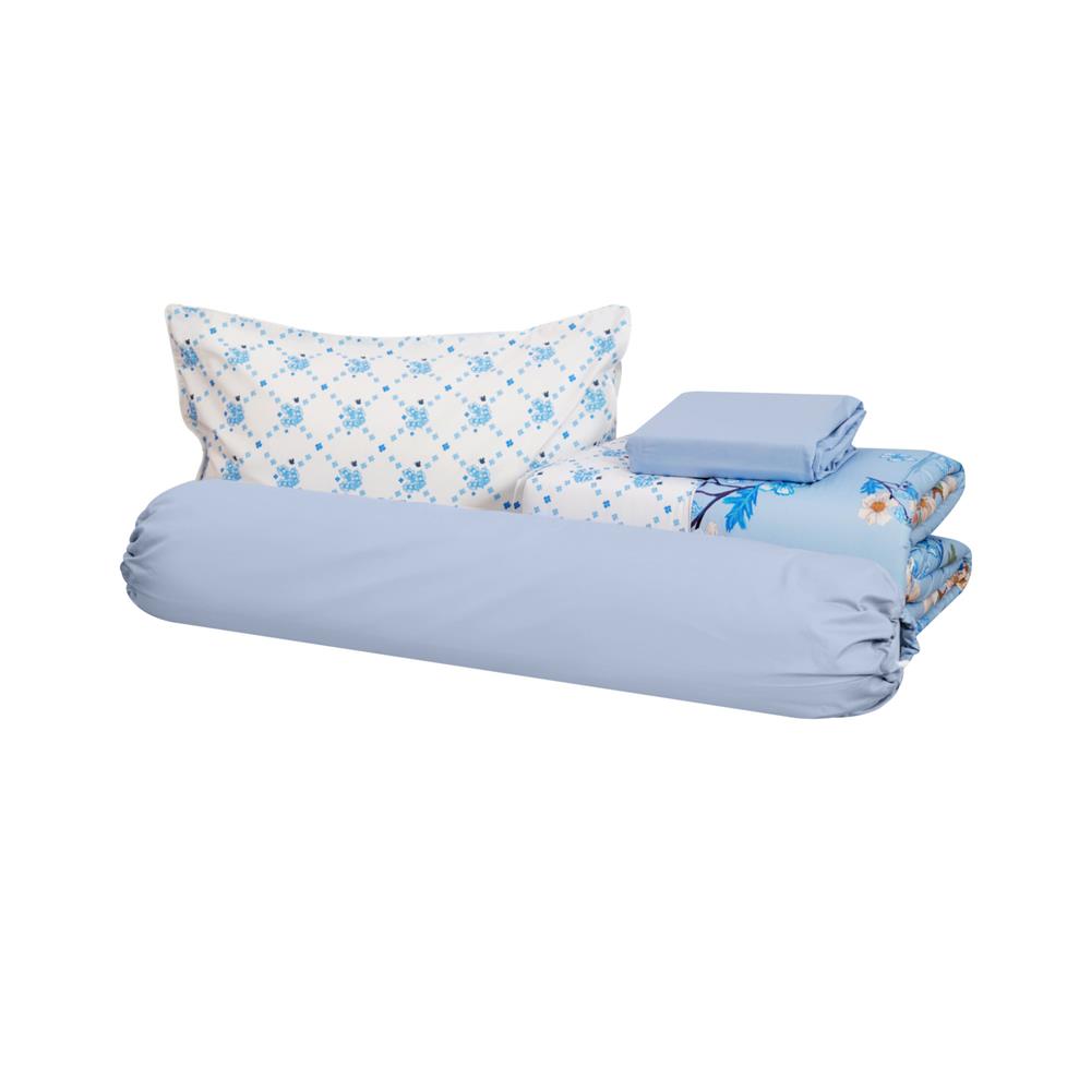 ชุดผ้าปูที่นอน 3.5 ฟุต 4 ชิ้น HOME LIVING STYLE XJEEP B สี BLUE