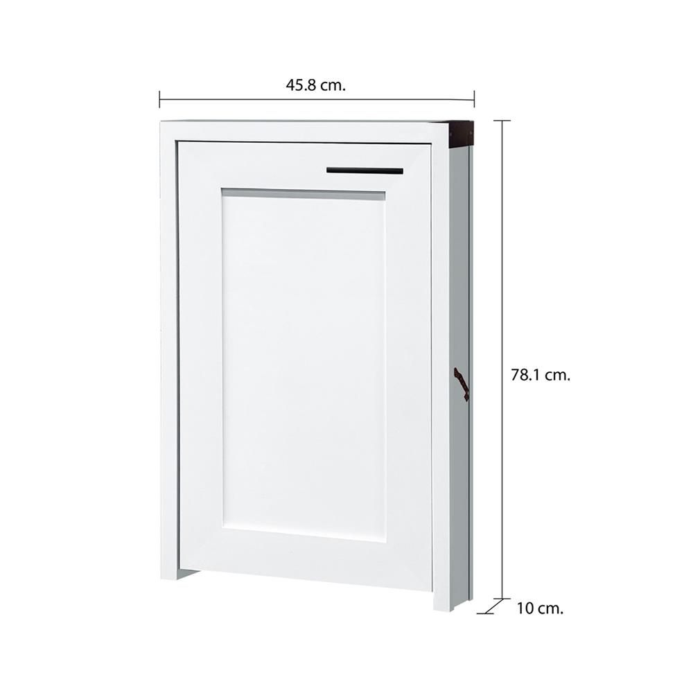 บานถังแก๊ส CABIN ELMO 45.8x78.1 ซม. สีขาว