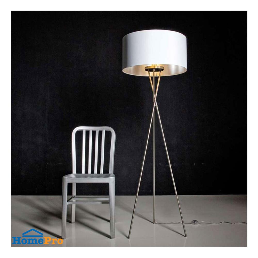 ไฟตั้งพื้น EGLO FONDACHELLI 95539 สีขาว/เงิน 1 หัว