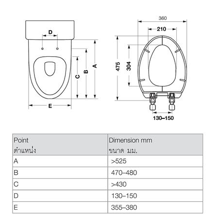 ฝารองนั่ง SLOW CLOSE HAFELE 495.61.505_1