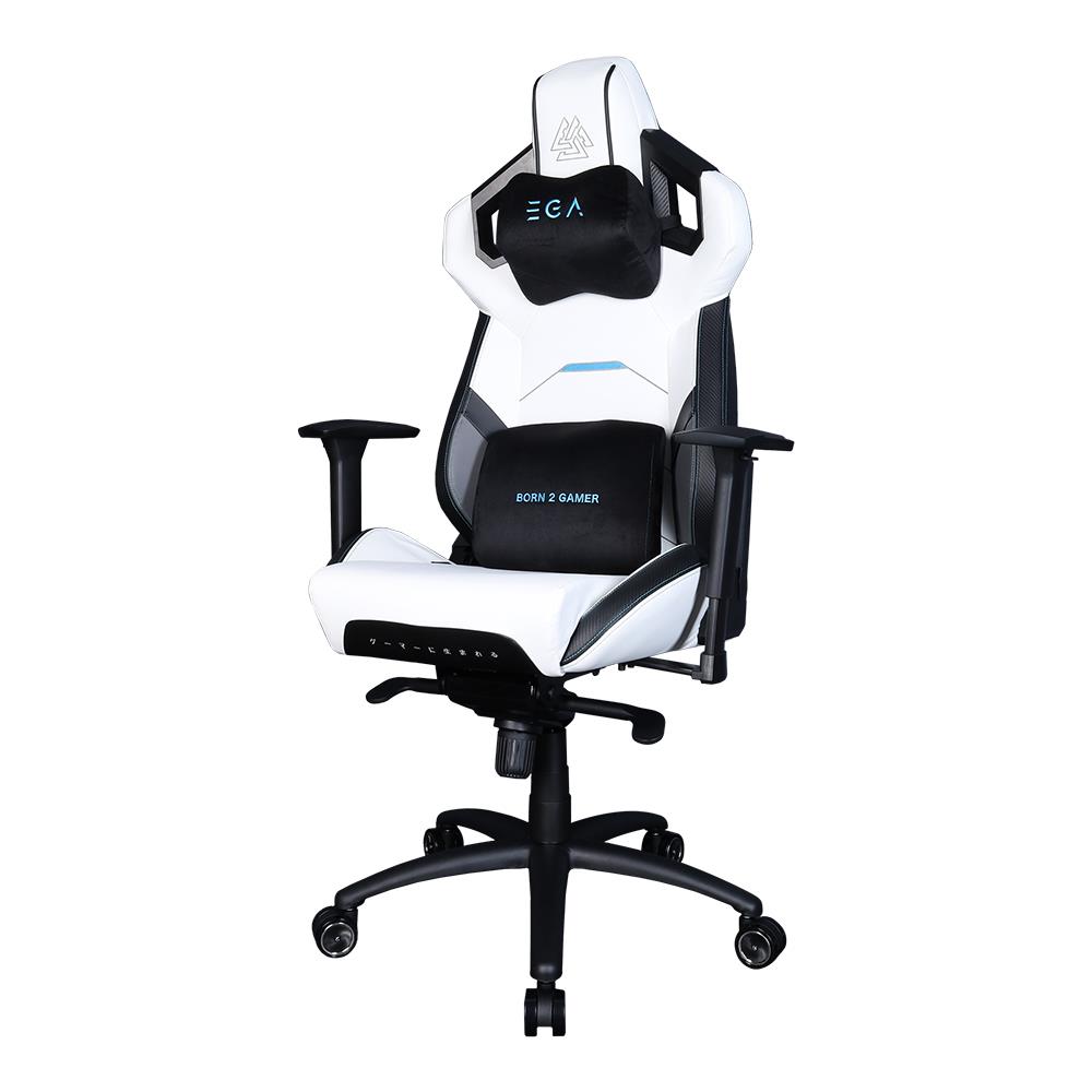 เก้าอี้เกมมิ่ง EGA TYPE-G7 สีขาว/ดำ