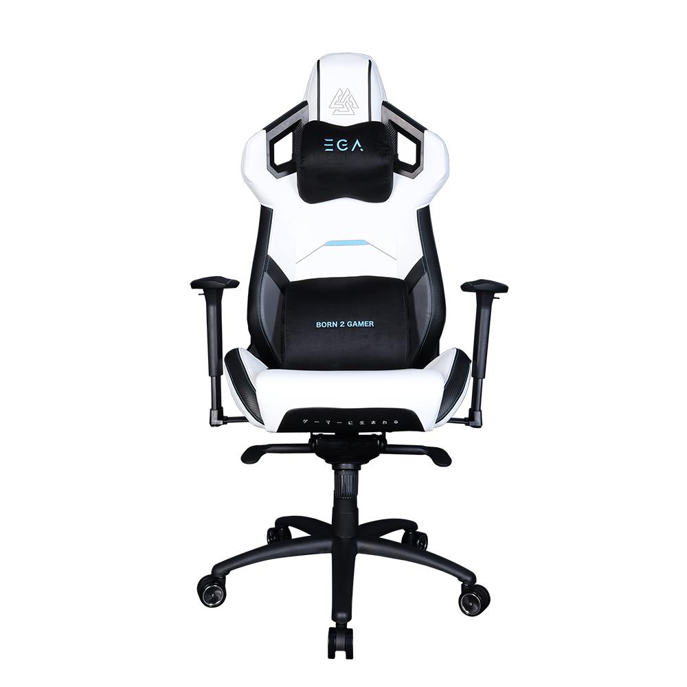 เก้าอี้เกมมิ่ง EGA TYPE-G7 สีขาว/ดำ