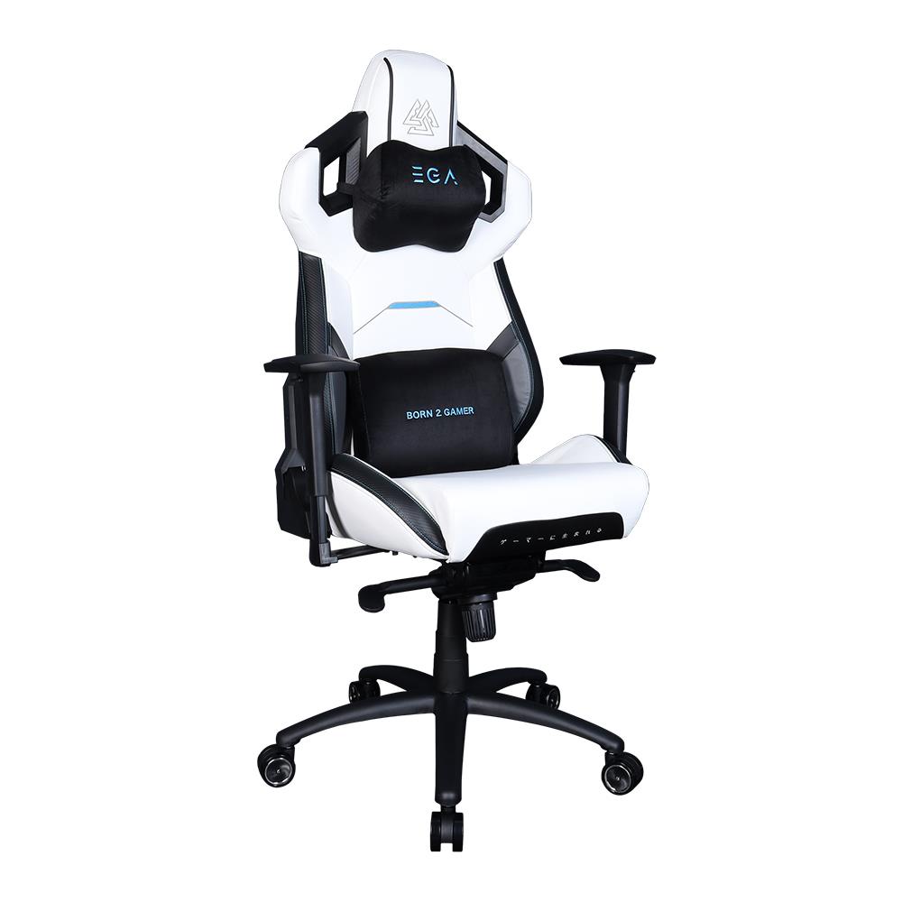 เก้าอี้เกมมิ่ง EGA TYPE-G7 สีขาว/ดำ