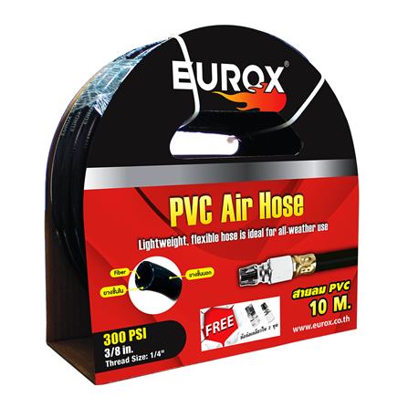 สายลม PVC พร้อมข้อต่อ EUROX 3/8 นิ้ว 10 ม._0