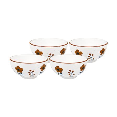 ชุดชาม 4.5 นิ้ว KECH PORCELAIN CUTE FLOWER 4 ชิ้น_1