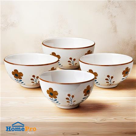 ชุดชาม 4.5 นิ้ว KECH PORCELAIN CUTE FLOWER 4 ชิ้น_5