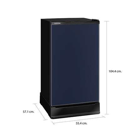 ตู้เย็น 1 ประตู TOSHIBA GR-D149SB 5.2 คิว สีน้ำเงิน_5