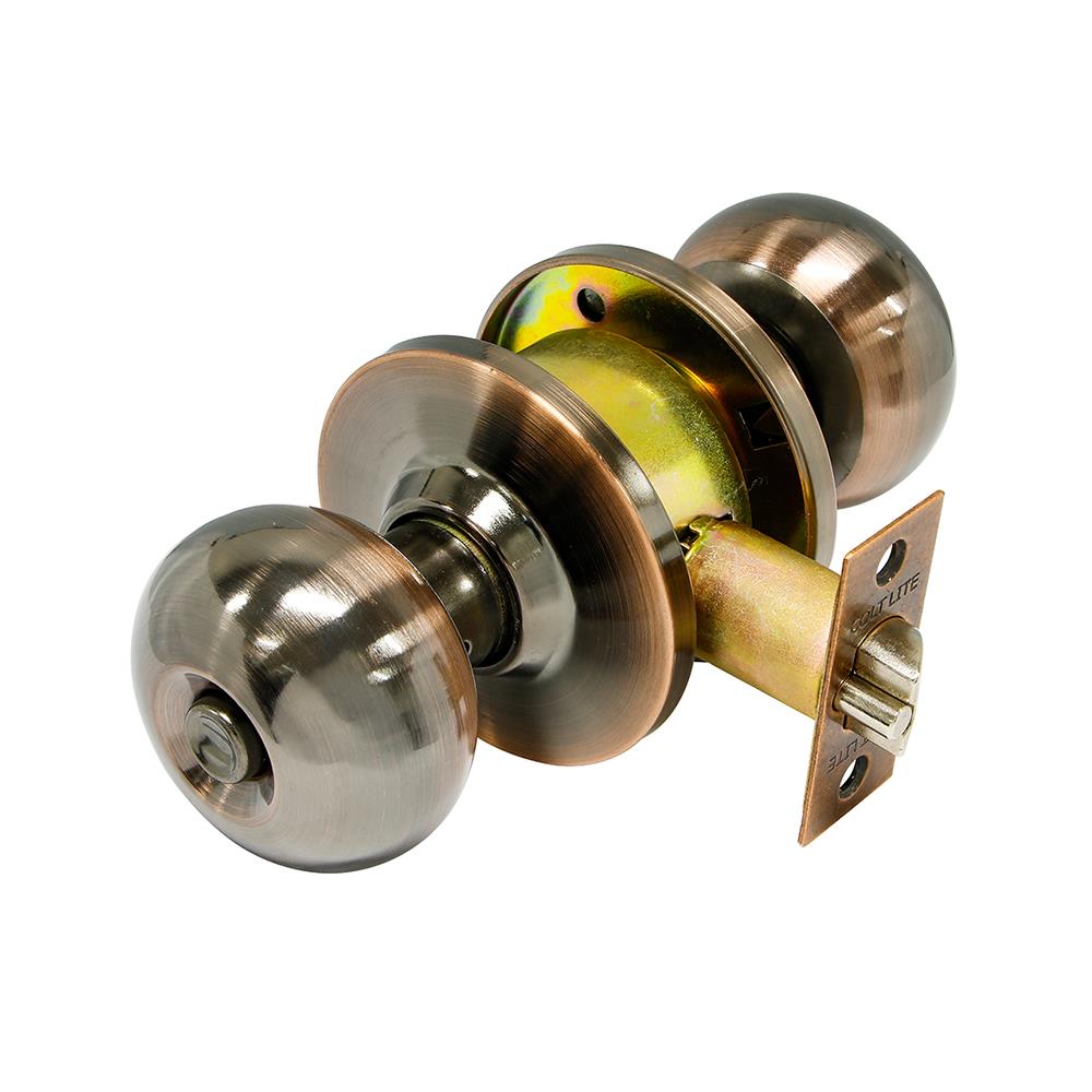 ลูกบิดทั่วไป COLT LITE B5791 หัวจัน สีทองแดงรมดำ