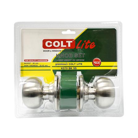ลูกบิดห้องน้ำ COLT LITE K579 หัวจัน สีสเตนเลส_4