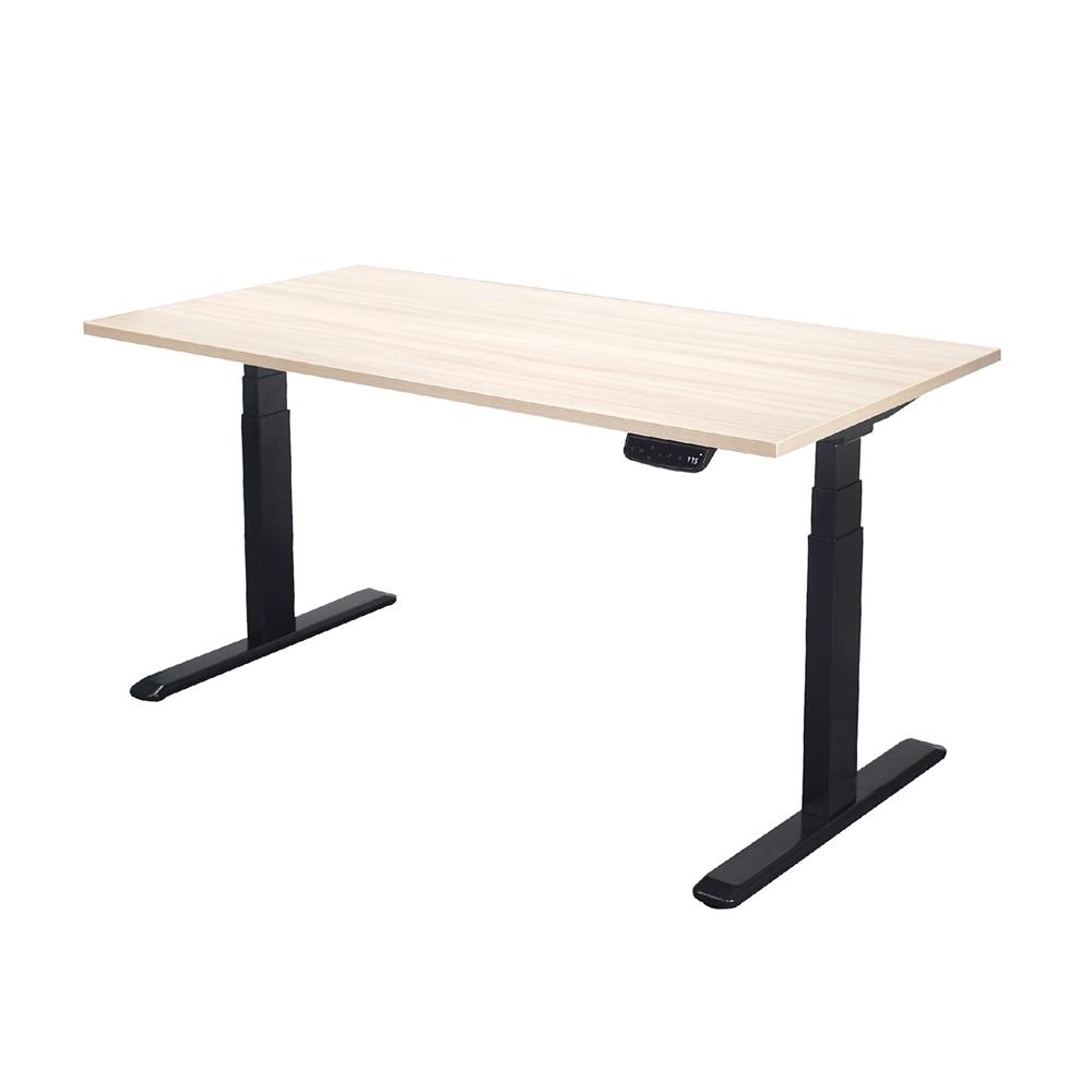 โต๊ะปรับระดับไฟฟ้า WORKSCAPE WDH-00010 150 ซม. สีลาเต้/ดำ