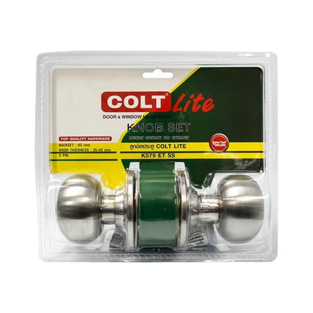ลูกบิดทั่วไป COLT LITE K579 หัวจัน สีสเตนเลส_4