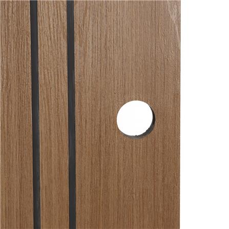 ประตูภายใน UPVC PARAZZO PUN02 80X200 ซม. สีช็อกโกแลต เจาะลูกบิด_2