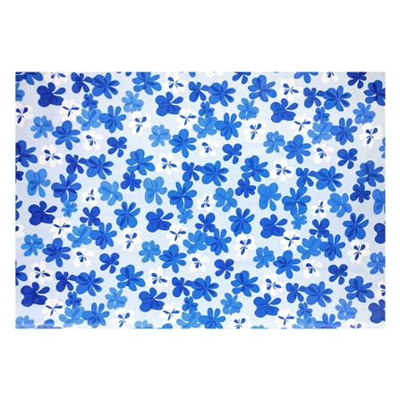 ผ้าปูโต๊ะ PVC SRITHAI 135 ซม. BLUE FLOWER /ม._1