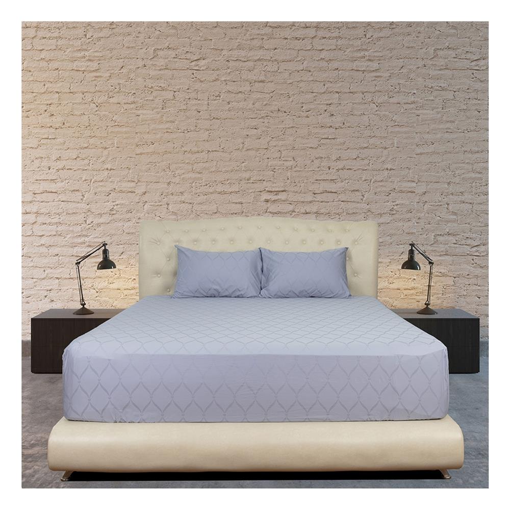 ชุดผ้าปูที่นอน 5 ฟุต 3 ชิ้น SYNDA VASTNESSA สี LIGHT GREY