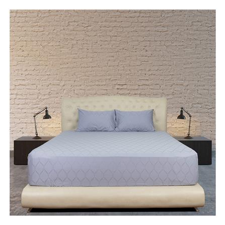 ชุดผ้าปูที่นอน 5 ฟุต 3 ชิ้น SYNDA VASTNESSA สี LIGHT GREY