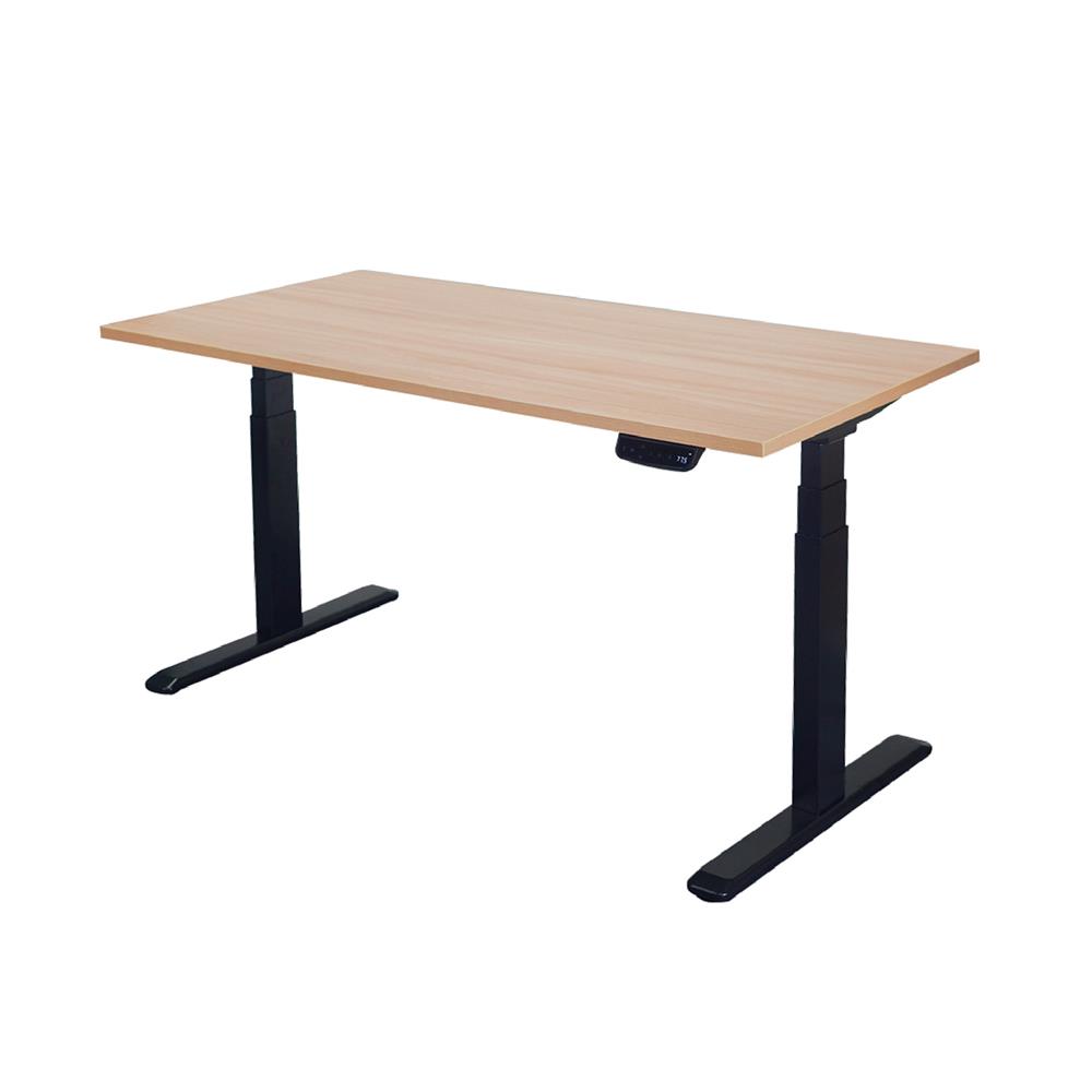 โต๊ะปรับระดับไฟฟ้า WORKSCAPE WDH-00010 150 ซม. สีคาปูชิโน่/ดำ