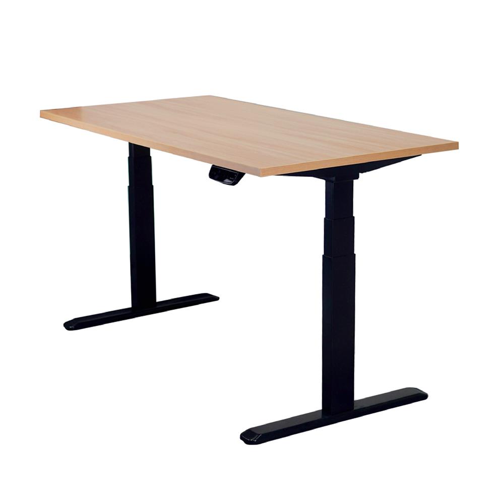 โต๊ะปรับระดับไฟฟ้า WORKSCAPE WDH-00010 150 ซม. สีคาปูชิโน่/ดำ