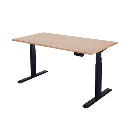 โต๊ะปรับระดับไฟฟ้า WORKSCAPE WDH-00010 150 ซม. สีคาปูชิโน่/ดำ